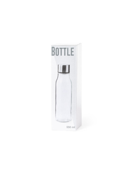 Botella de Agua Personalizada 550ml Cristal de Borosilicato