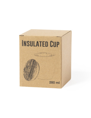 Vaso Termo ECO en Acero Inox  y tapa Bambú...