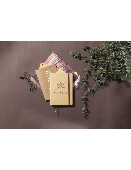 Libreta Ecológica Personalizada A5, Tapa blanda en Cartón reciclado