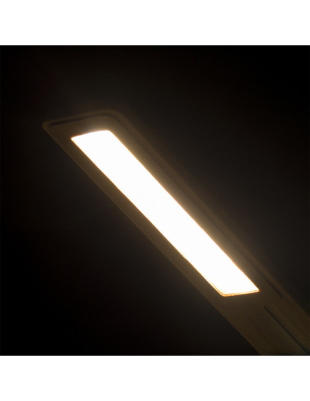 Lámpara Cargador publicitaria ECO 10W, bambú, ECO.