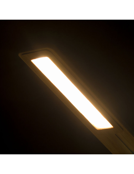 Lámpara Cargador publicitaria ECO 10W, bambú, ECO.