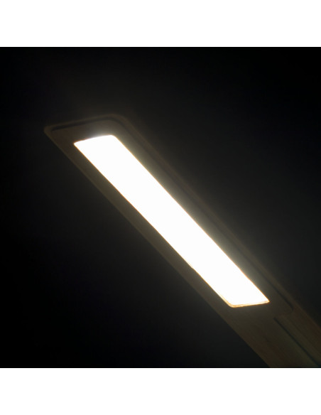 Lámpara Cargador publicitaria ECO 10W, bambú, ECO.