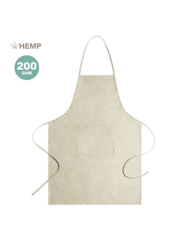 Mandil personalizado Ecológico en Cáñamo.