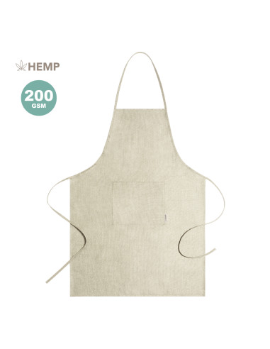 Mandil personalizado Ecológico en Cáñamo.