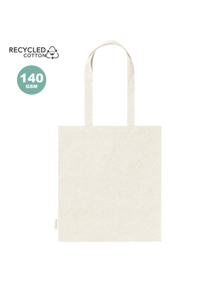 Bolsa Personalizable 100% Algodón reciclado de 140g/m2