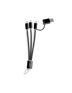 Cargador publicitario dual, Micro USB/Lightning, Tipo C. 2