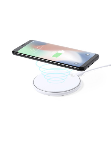Cargador publicitario 15W, inalámbrico, base...