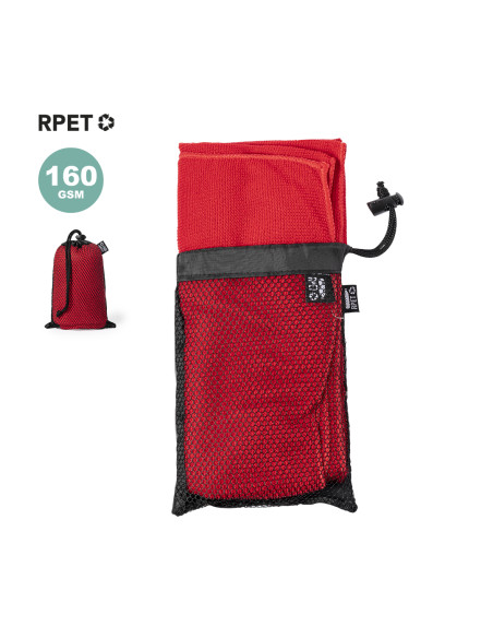 Toalla ECO en RPET personalizada, 50x100 cm.