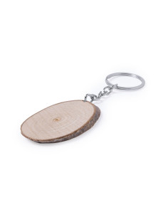 Llaveros baratos personalizados en madera de haya.