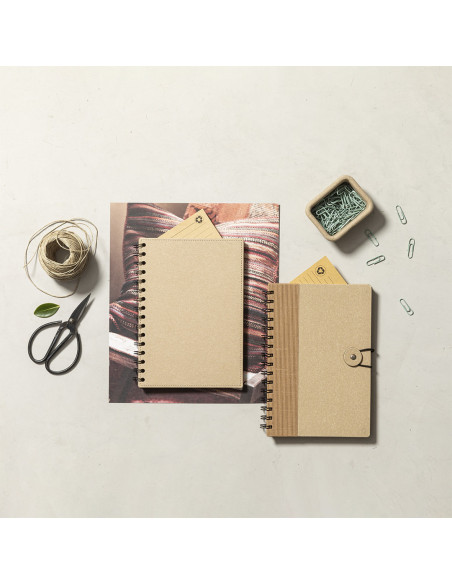 Libreta Ecológica para Personalizar A5. Tapa dura cartón reciclado