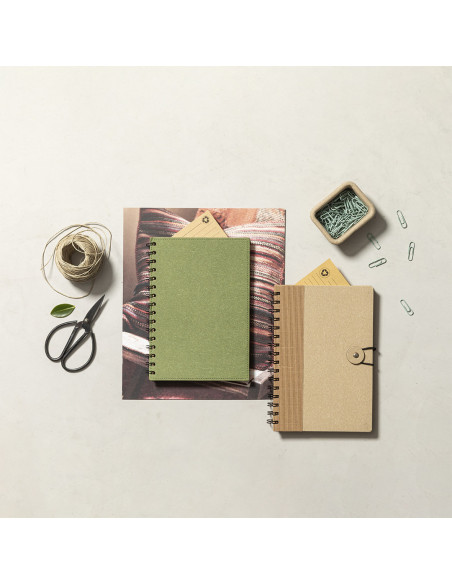 Libreta Ecológica para Personalizar A5. Tapa dura cartón reciclado