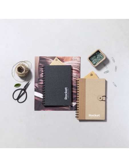 Libreta Ecológica para Personalizar A5. Tapa dura cartón reciclado