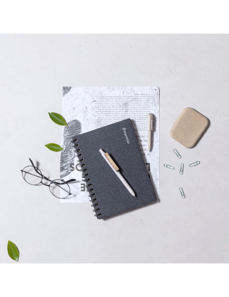 Libreta Ecológica para Personalizar A5. Tapa dura cartón reciclado