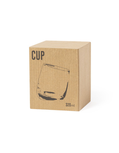 Vaso de cristal personalizado, 320ml, diseño...