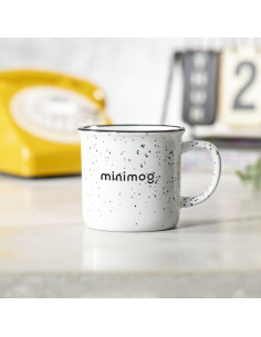 Taza de Cerámica Personalizable de 350ml, Diseño Vintage. 2
