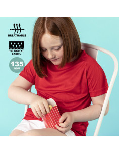 Camiseta técnica Personalizada Niño poliéster 125g/m²