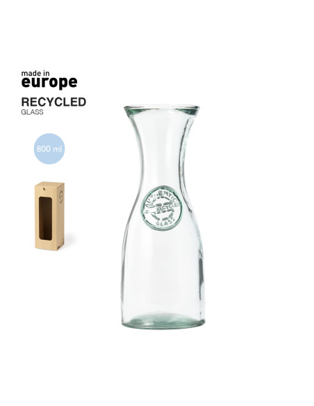 Botella Personalizada ECO, 800ml vidrio reciclado