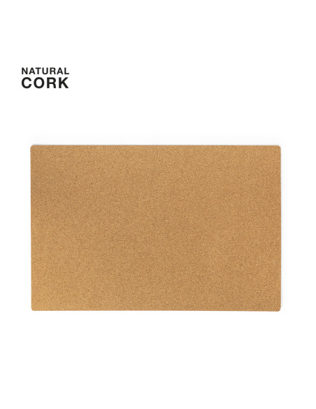 Alfombrilla ratón personalizada ECO en corcho natural, grande.