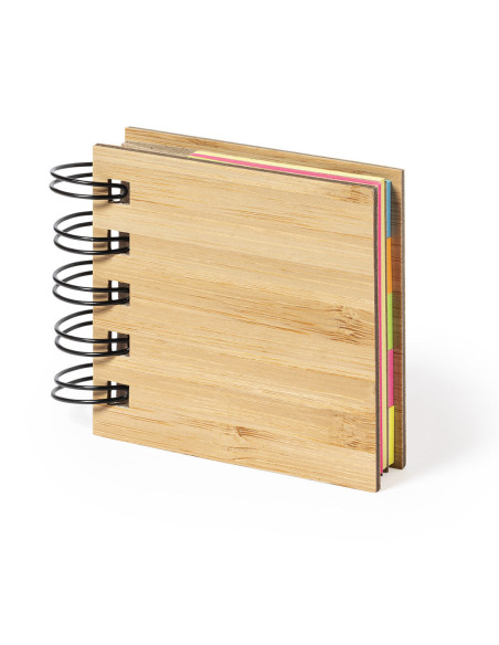 Bloc de notas Ecológico Personalizable de Bambú