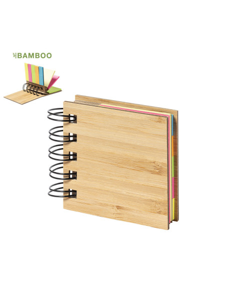 Bloc de notas Ecológico Personalizable de Bambú