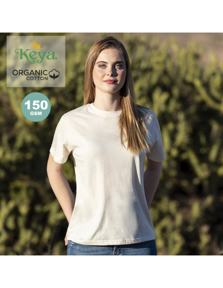 Camiseta Mujer personalizada, 100% algodón orgánico