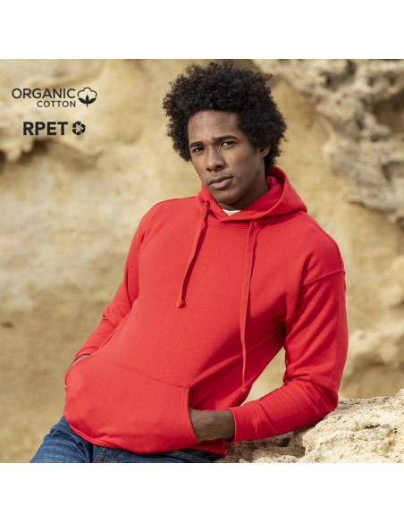 Sudadera ECO Unisex con capucha Personalizada Algodón orgánico y Poliéster
