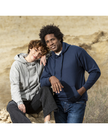 Sudadera ECO Unisex con capucha Personalizada Algodón orgánico y Poliéster