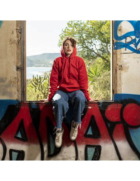 Sudadera ECO Unisex con capucha Personalizada Algodón orgánico y Poliéster