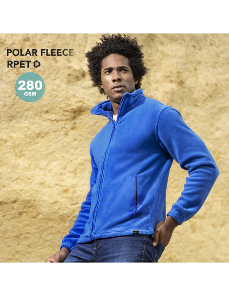 Chaqueta personalizada RPET, polar fleece, S-XXL.