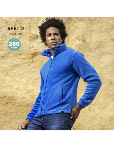 Chaqueta personalizada RPET, polar fleece, S-XXL.