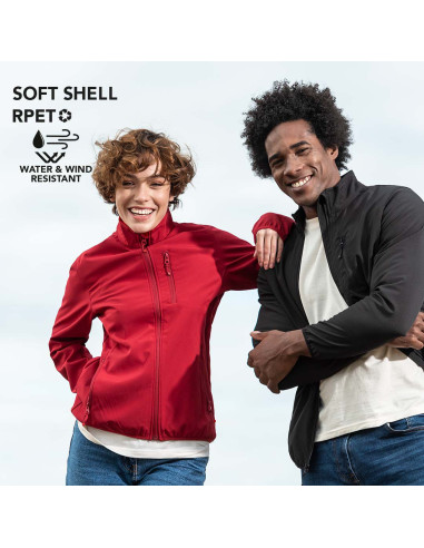 Chaqueta para publicidad RPET, impermeable, S-XXL.