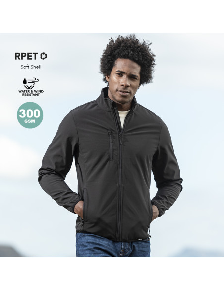Chaqueta para publicidad RPET, impermeable, S-XXL.