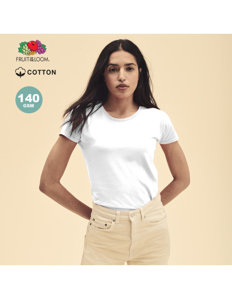 Camiseta personalizada Mujer blanca 100% algodón
