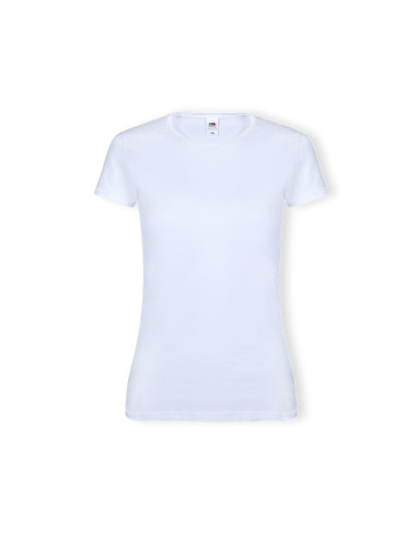Camiseta personalizada Mujer blanca 100% algodón