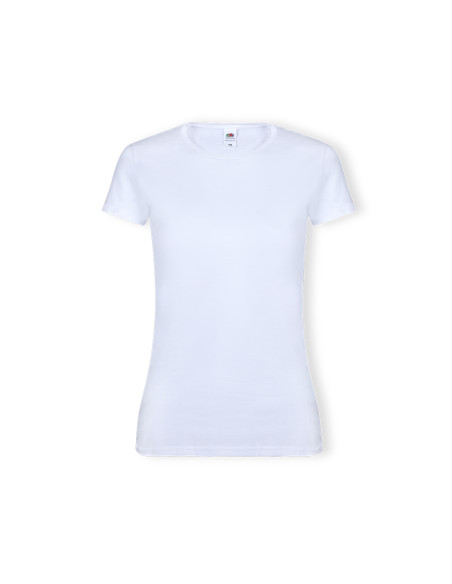 Camiseta personalizada Mujer blanca 100% algodón