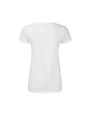 Camiseta Mujer blanca personalizada 100% algodón