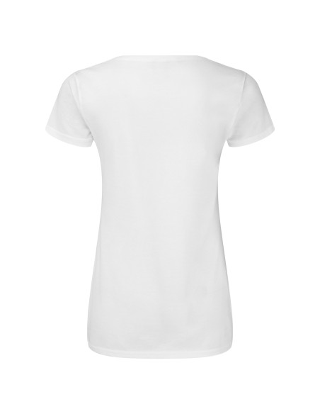 Camiseta Mujer blanca personalizada 100% algodón