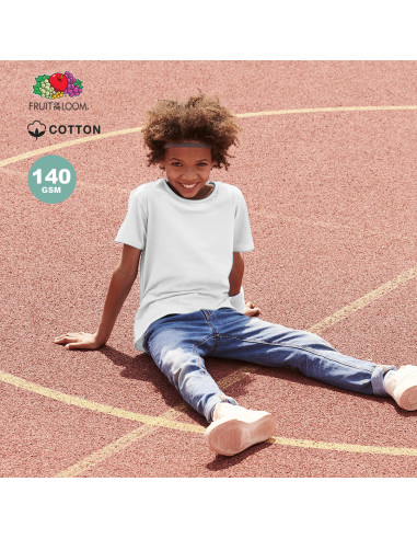 Camiseta Niño blanca Personalizada 100% algodón