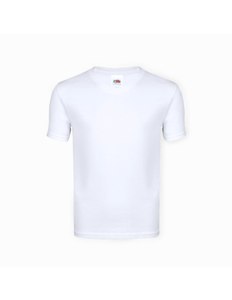 Camiseta Niño blanca Personalizada 100% algodón