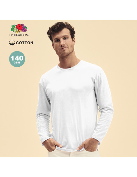 Camiseta Publicitaria Adulto manga larga 100% algodón