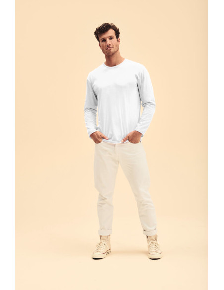 Camiseta Publicitaria Adulto manga larga 100% algodón