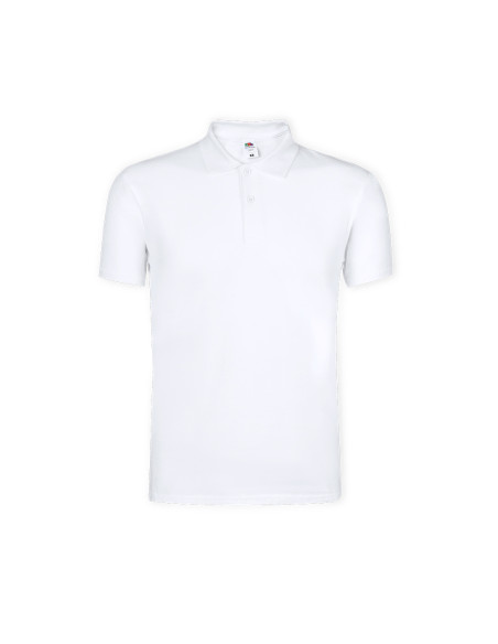 Polo para Personalizar Blanco, Algodón, Fruit Of The Loom