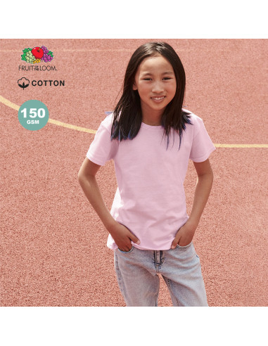 Camiseta Niña personalizada, 100% algodón peinado