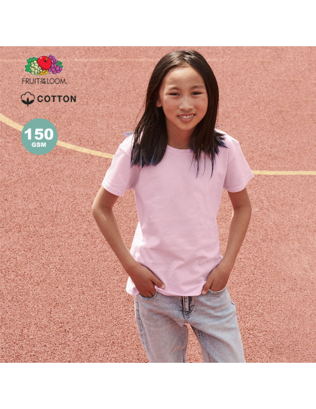 Camiseta Niña personalizada, 100% algodón peinado