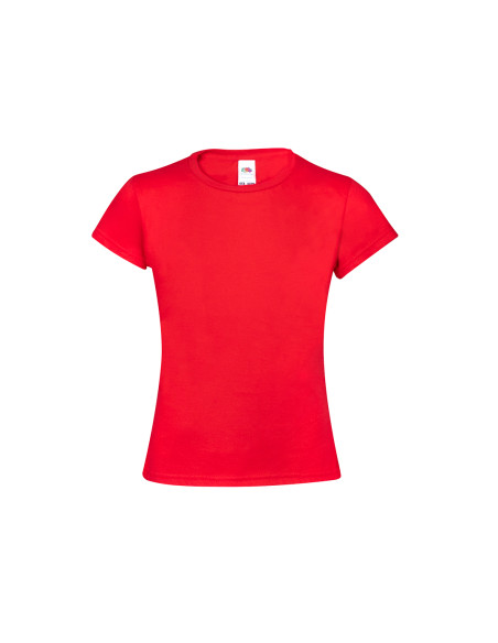 Camiseta Niña personalizada, 100% algodón peinado