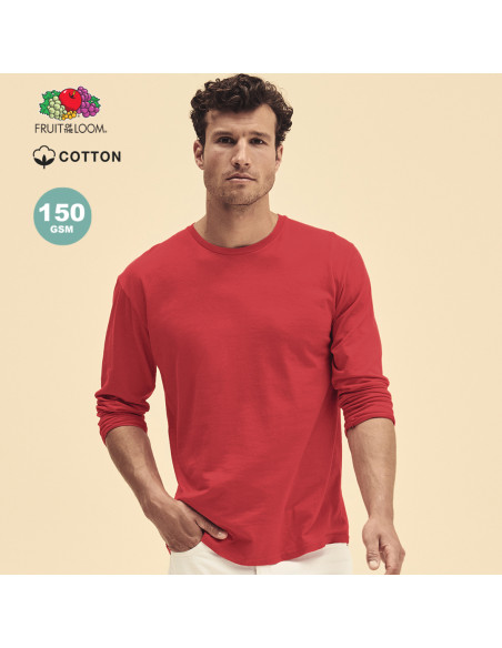 Camiseta manga larga Personalizada Adulto 100% algodón
