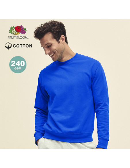 Sudadera personalizada Adultos, felpa ligera, 80% algodón / 20% poliéster