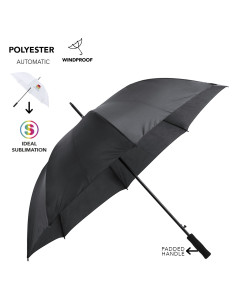 Paraguas XL personalizado con sistema antiviento de 130cm.