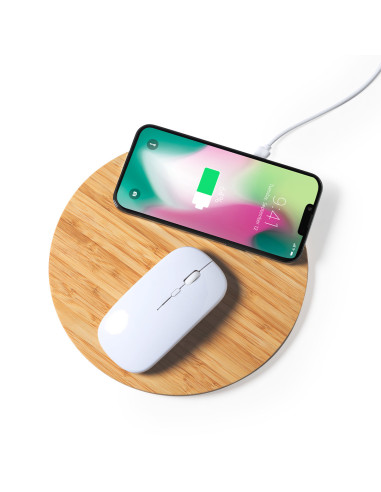Alfombrilla ratón personalizada ECO en Bambú,...