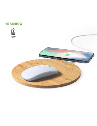 Alfombrilla ratón personalizada ECO en Bambú,...